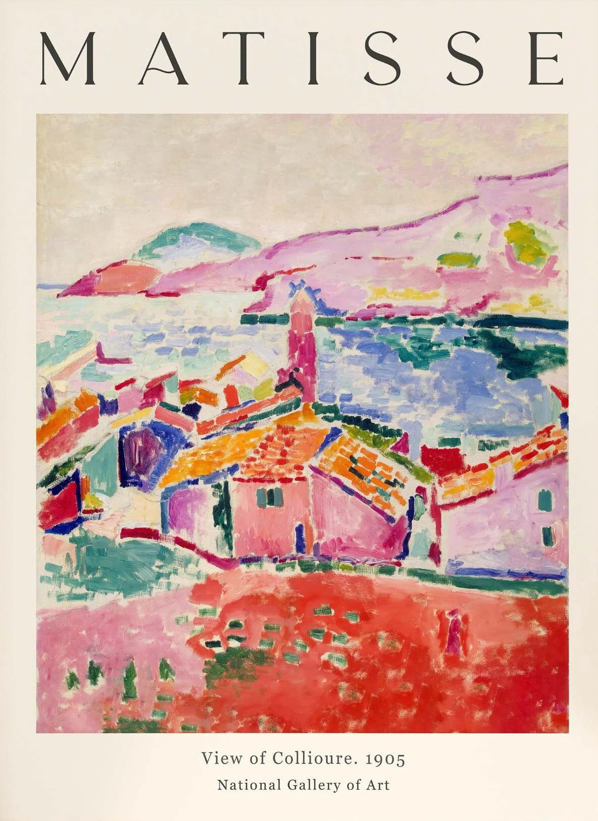 Vintage Mid-Century Matisse Landscape Canvas